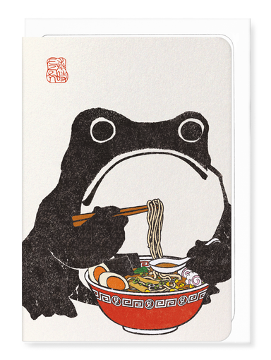 Ezen - Ramen Ezen Frog - Greeting Card - Front