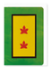 Ezen - Rasta Service Flag – Two in Service - Greeting Card - Front