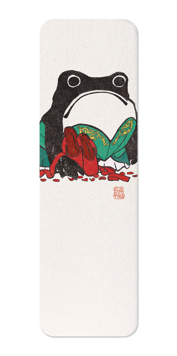 Ezen - Red Shoes Ezen Frog - Bookmark - Front