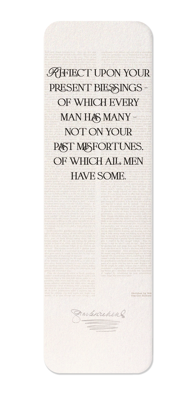 Ezen - Reflect Upon Your Blessings (1836) - Bookmark - Front