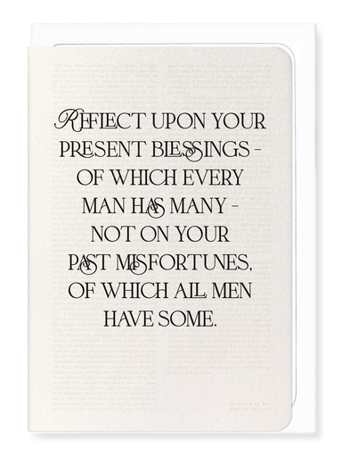 Ezen - Reflect Upon Your Blessings (1836) - Greeting Card - Front