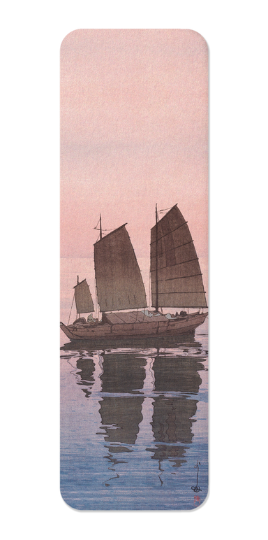 Ezen - Sailing Boats — Evening - Bookmark - Front