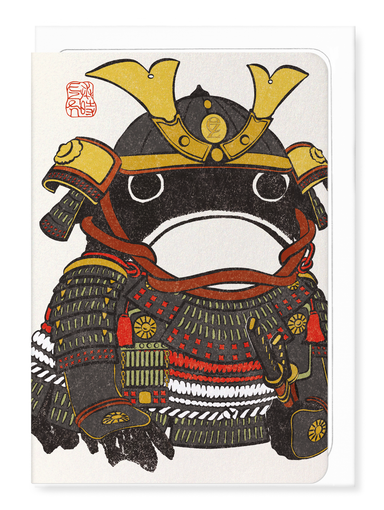 Ezen - Samurai Ezen Frog - Greeting Card - Front