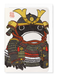 Ezen - Samurai Ezen Frog - Greeting Card - Front
