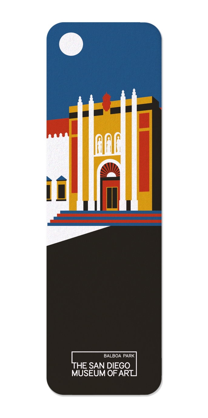 Ezen - San Diego Museum of Art - Bauhaus Nocturne - Bookmark - Front