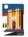 Ezen - San Diego Museum of Art - Bauhaus Nocturne - Greeting Card - Front