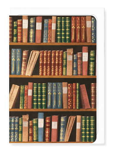 Ezen - Scene in a Library (c. 1844) - Greeting Card - Front