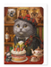 Ezen - Scottish Birthday Classic Cat - Greeting Card - Front