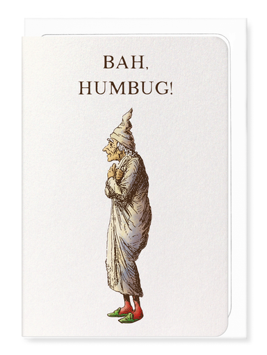 Ezen - Scrooge Bah Humbug (1843) - Greeting Card - Front