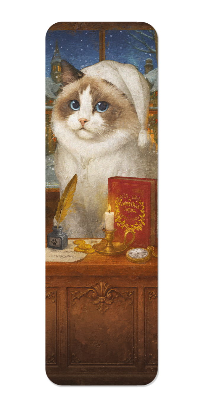 Ezen - Scrooge Classic Cat - Bookmark - Front