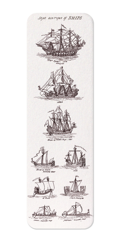 Ezen - Sea Pictures Drawn with Pen and Pencil (1882) - Bookmark - Front