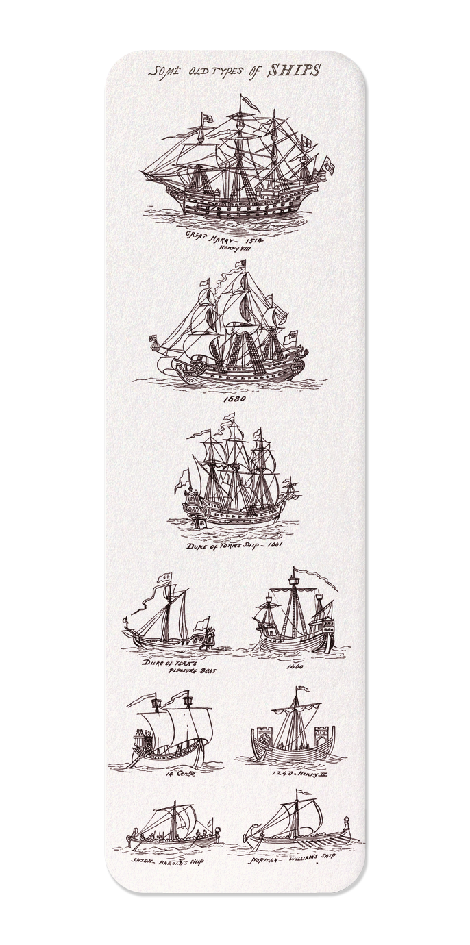 Ezen - Sea Pictures Drawn with Pen and Pencil (1882) - Bookmark - Front