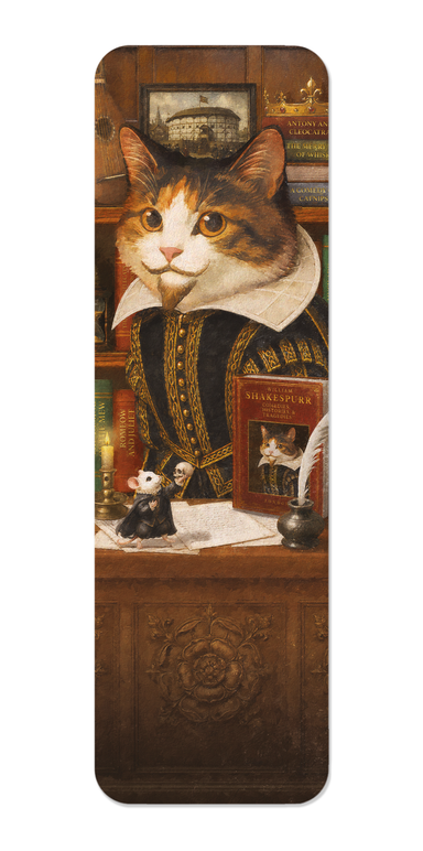 Ezen - Shakespeare Classic Cat - Bookmark - Front