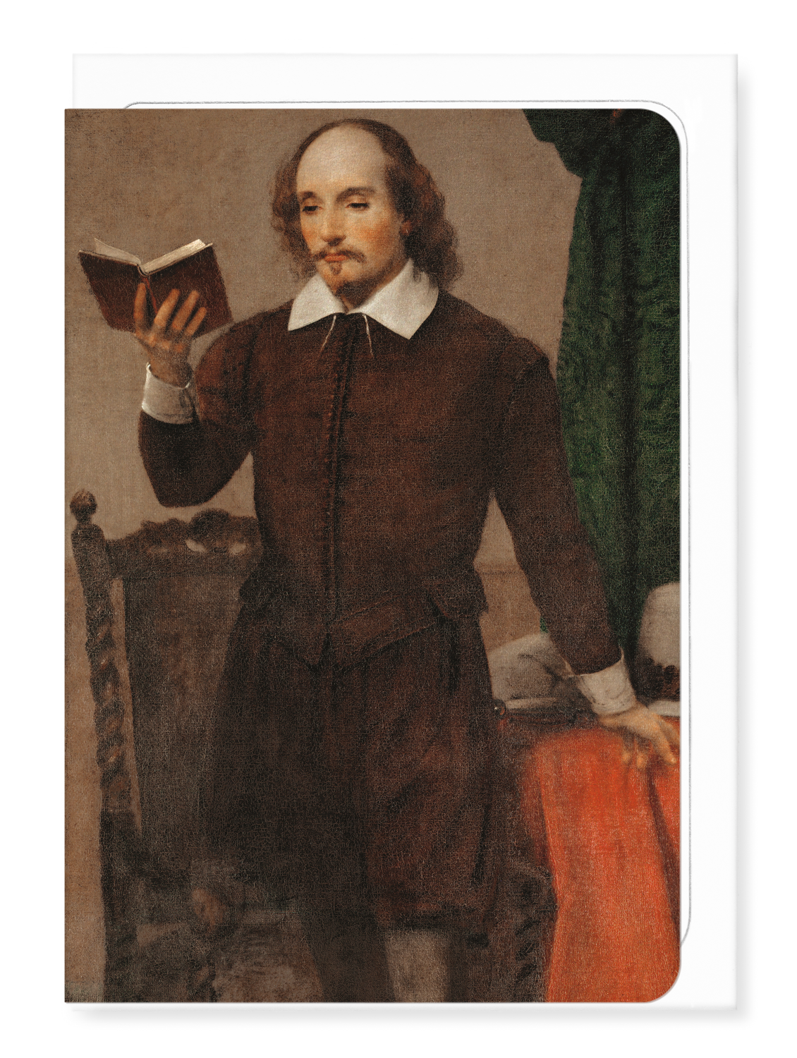 Ezen - Shakespeare Reading (1870s) - Greeting Card - Front