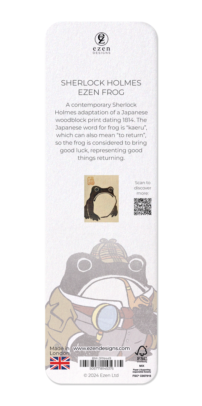 Ezen - Sherlock Holmes Ezen Frog - Bookmark - Back