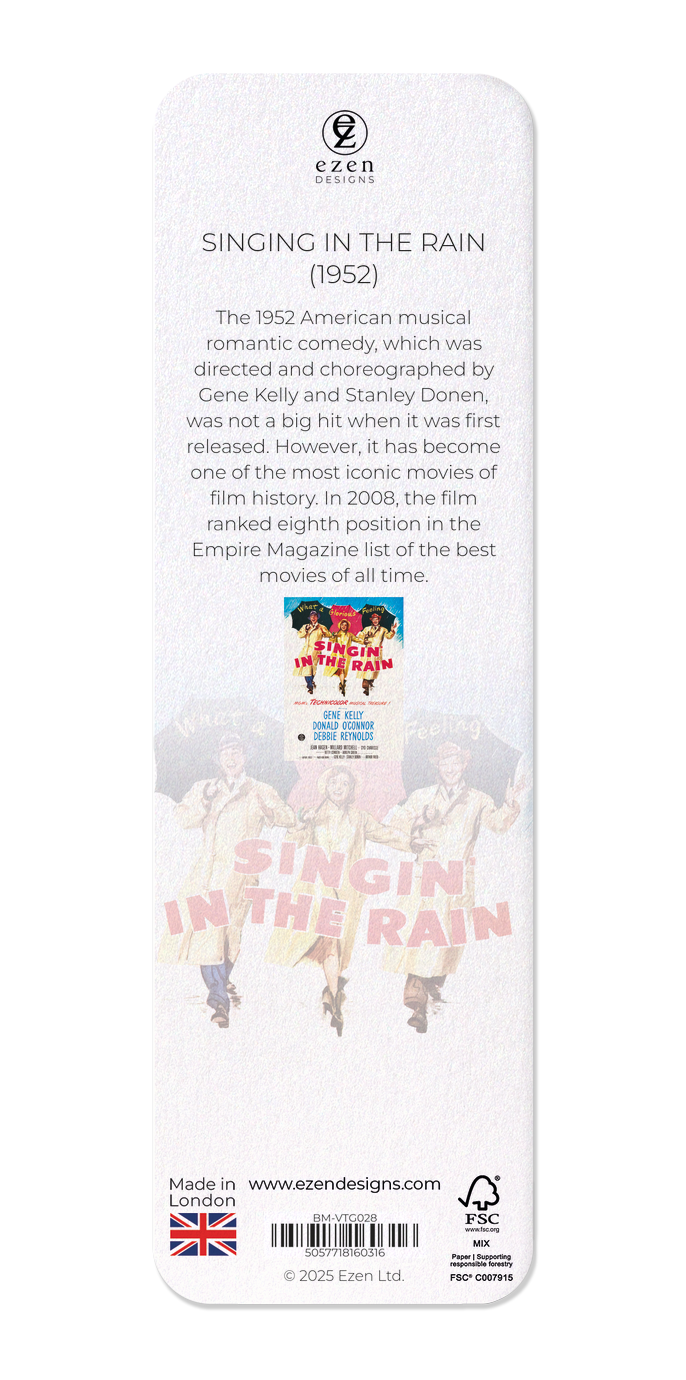Ezen - Singing in the rain (1952) - Bookmark - Back
