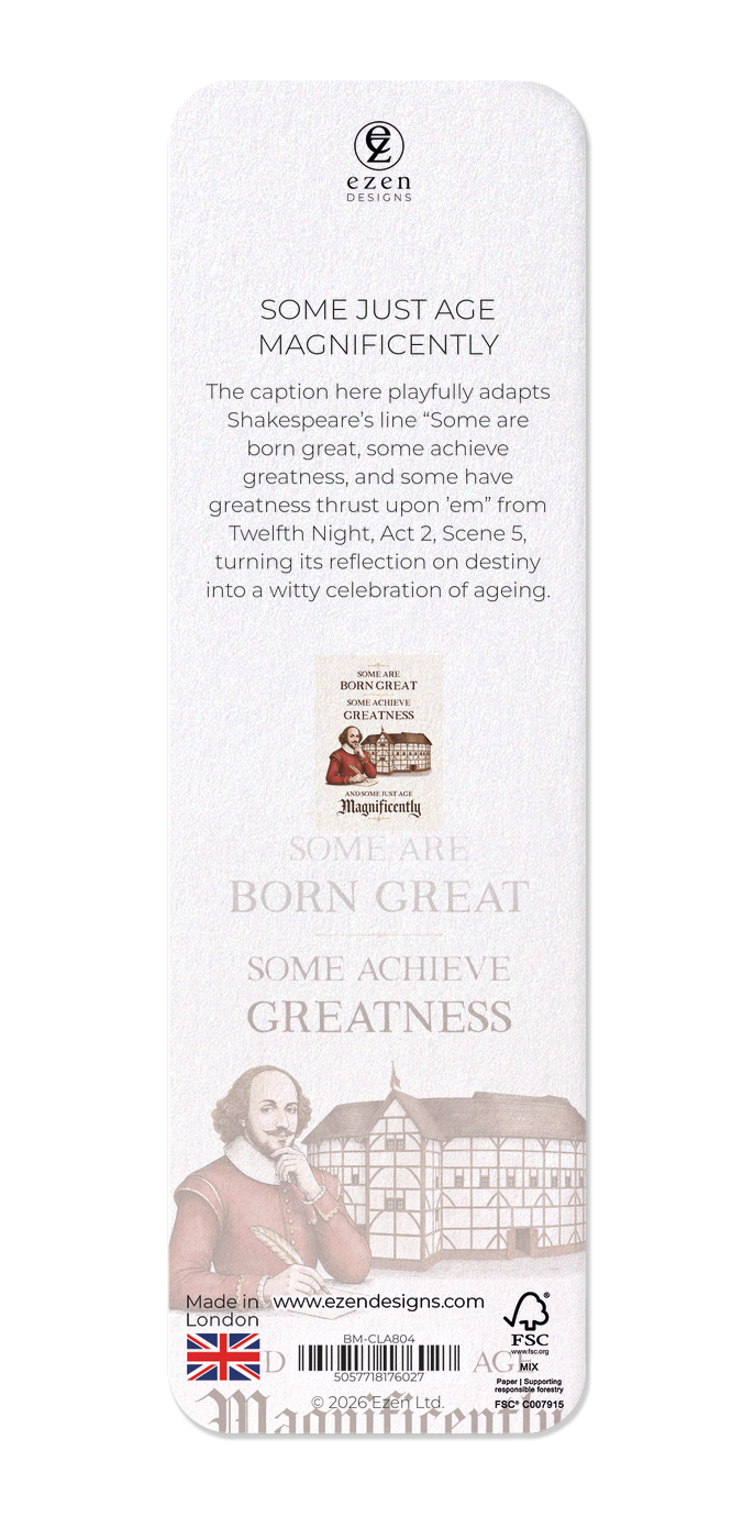 Ezen - Some Just Age Magnificently - Bookmark - Back