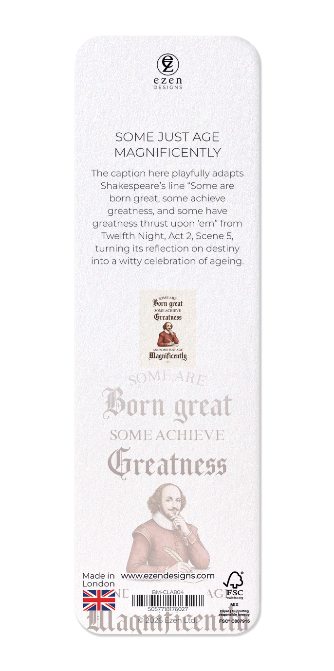 Ezen - Some Just Age Magnificently - Bookmark - Back