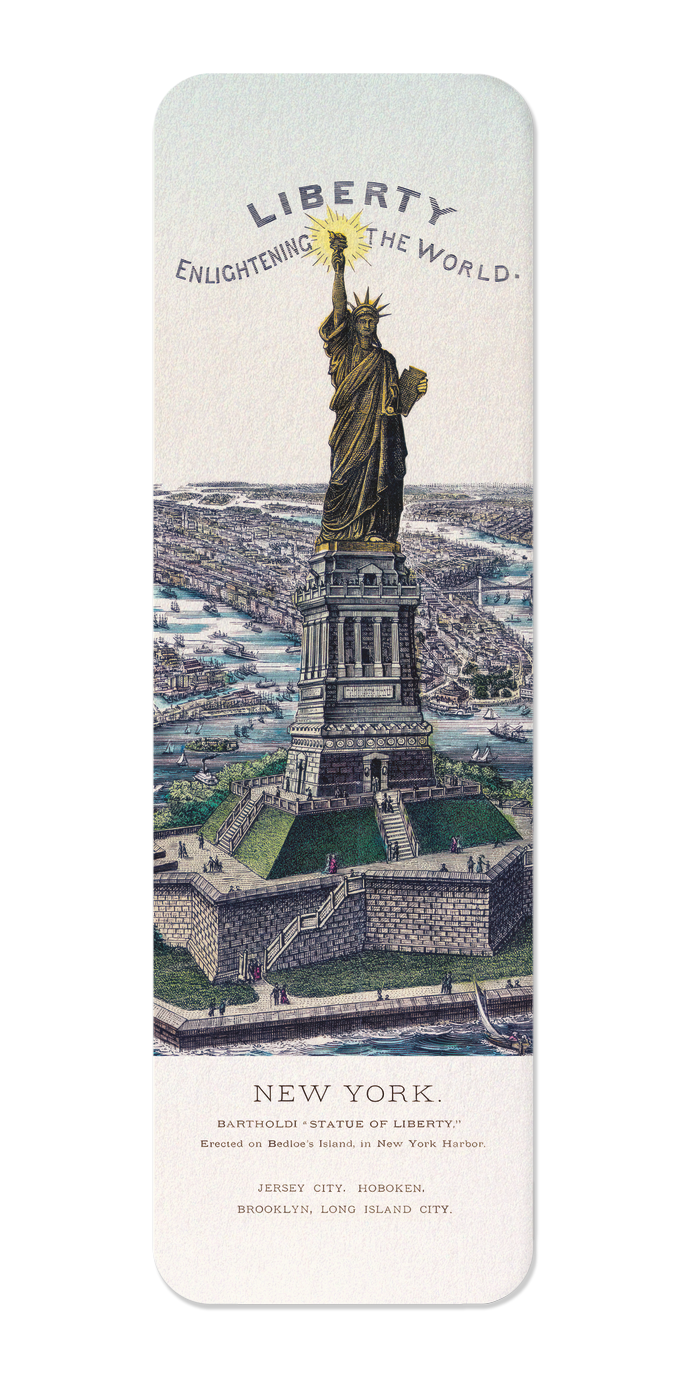 Ezen - Statue of Liberty on Bedloe's Island (1885) - Bookmark - Front