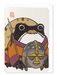 Ezen - Sutton Hoo Ezen Frog - Greeting Card - Front