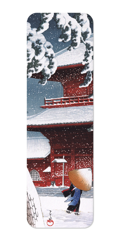 Ezen - Temple in snow - Bookmark - Front