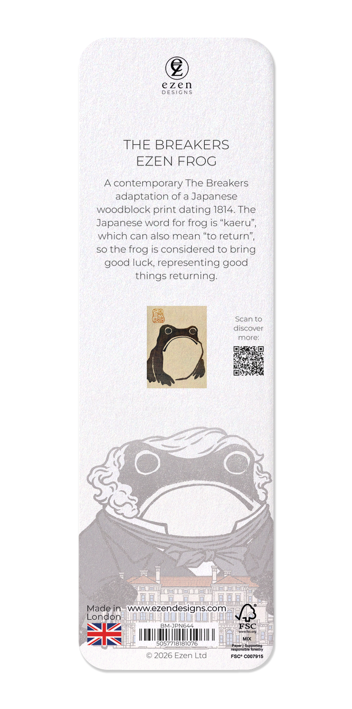 Ezen - The Breakers Ezen Frog - Bookmark - Back