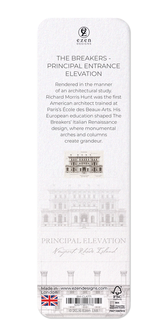 Ezen - The Breakers - Principal Entrance Elevation - Bookmark - Back