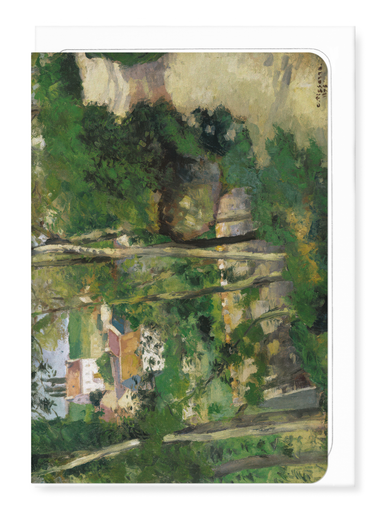 Ezen - The Climb, Rue de la Côte-du-Jalet, Pontoise (1875) - Greeting Card - Front