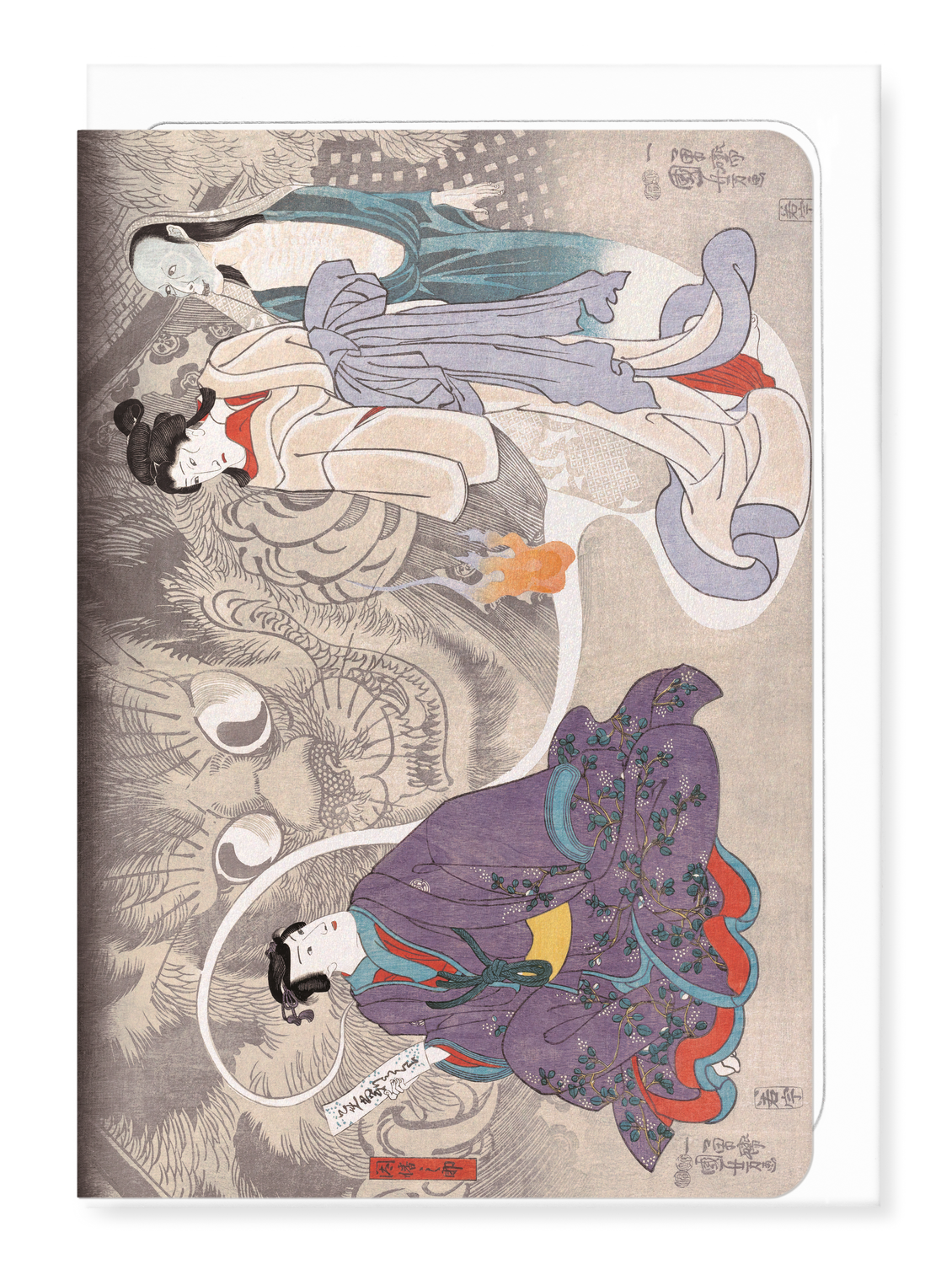 Ezen - The Okazaki Cat Demon (c. 1850) - Greeting Card - Front