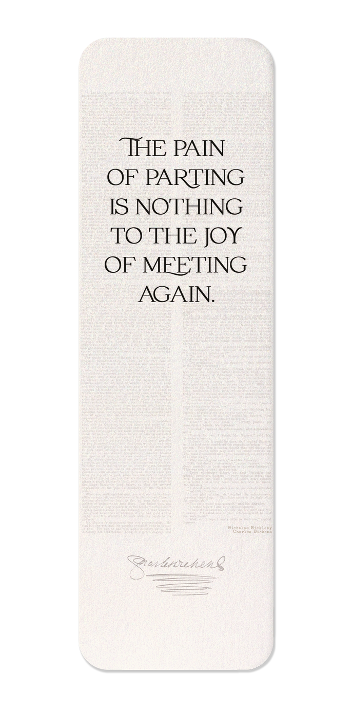 Ezen - The Pain of Parting (1838) - Bookmark - Front