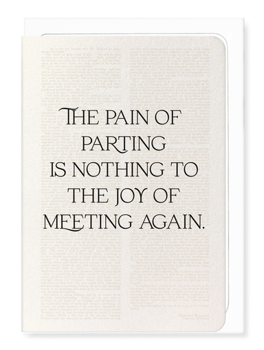 Ezen - The Pain of Parting (1838) - Greeting Card - Front
