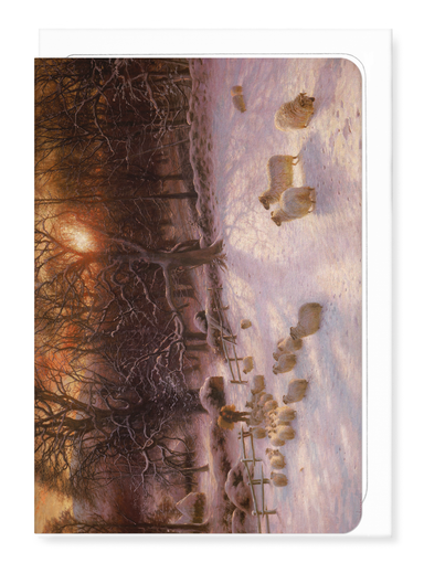 Ezen - The Shortening Winter’s Day is Near Close (1903) - Greeting Card - Front