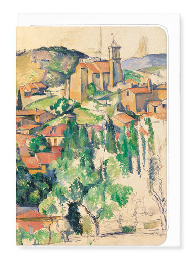 Ezen - The Village of Gardanne (c.1885) - Greeting Card - Front