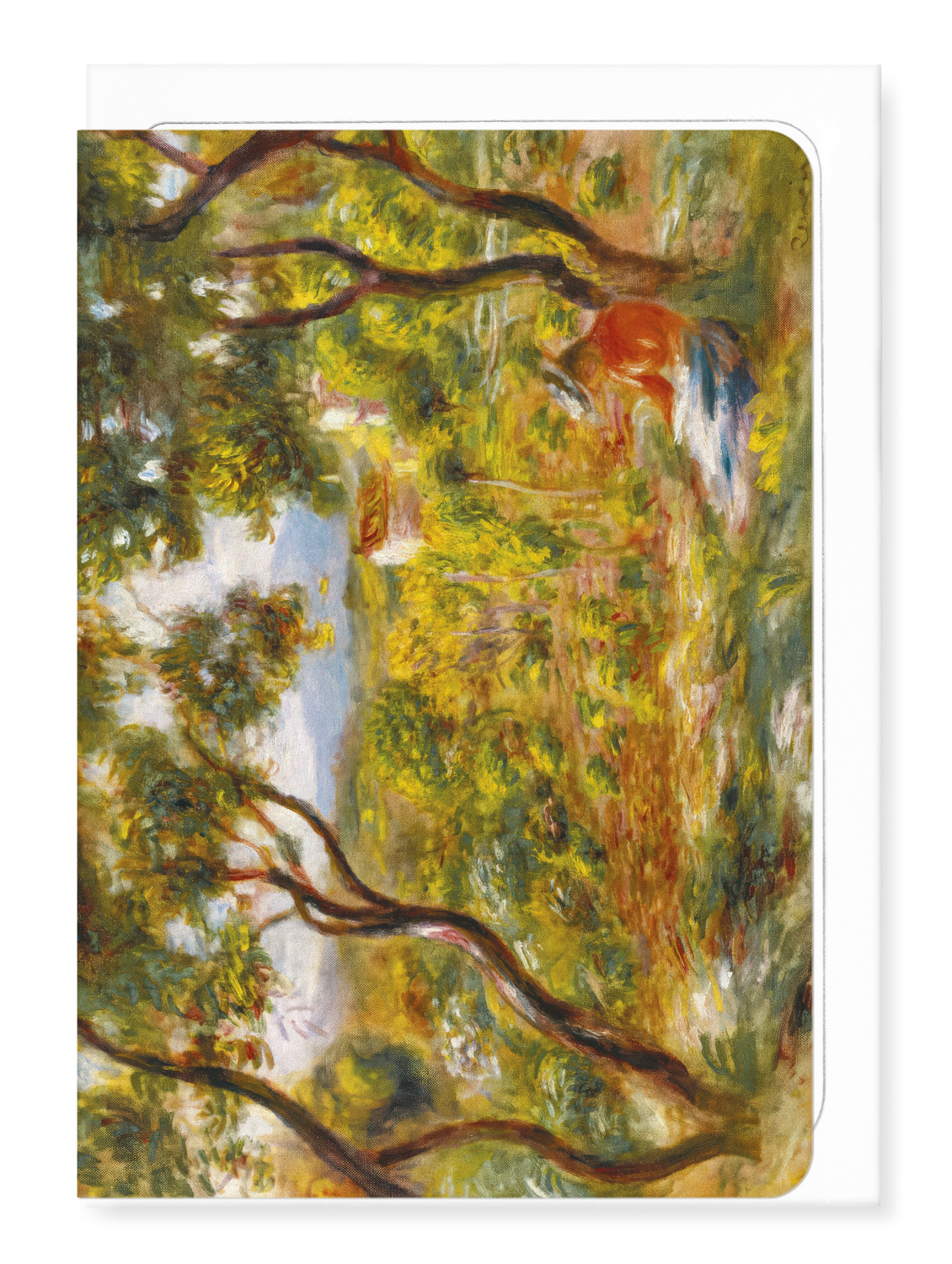 Ezen - The Vineyards at Cagnes (1908) - Greeting Card - Front