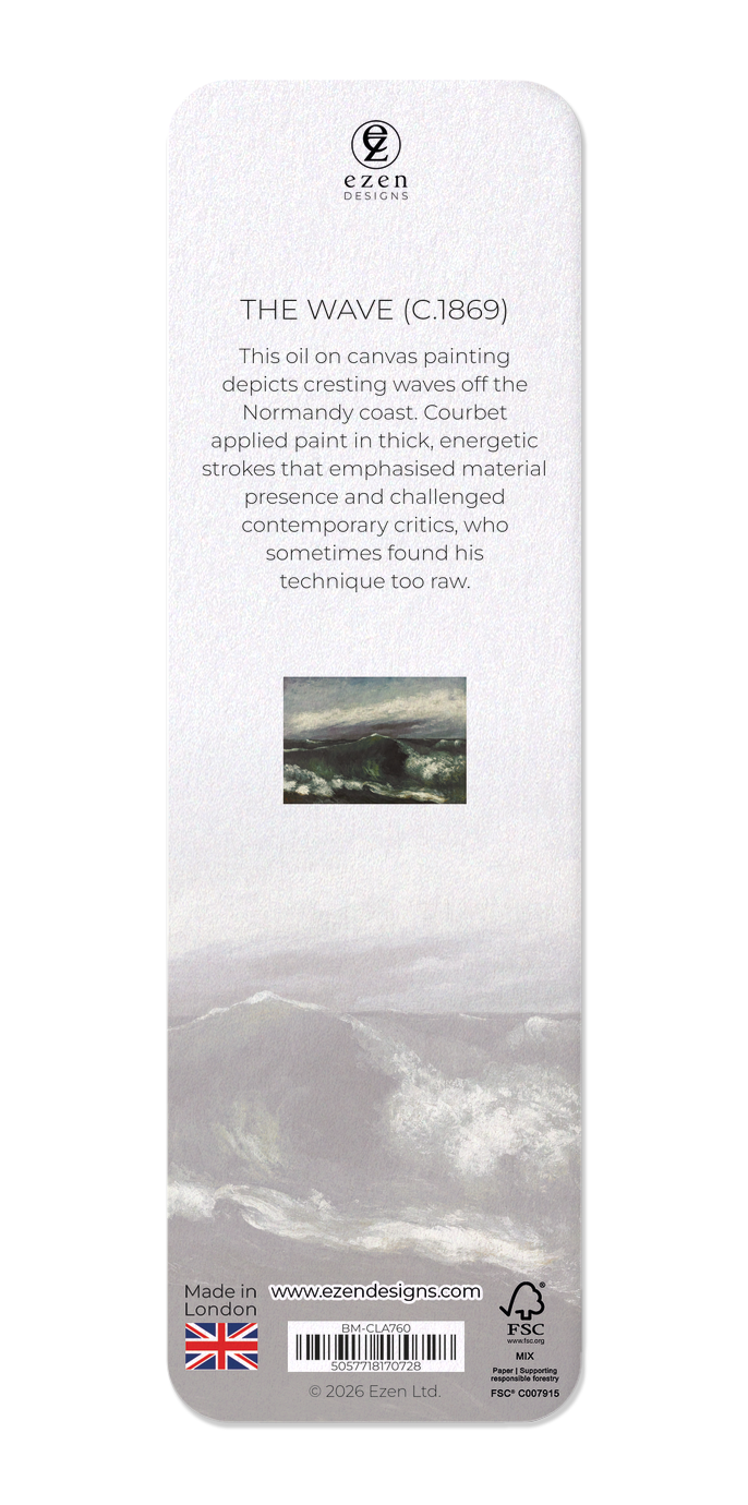 Ezen - The Wave (c.1869) - Bookmark - Back