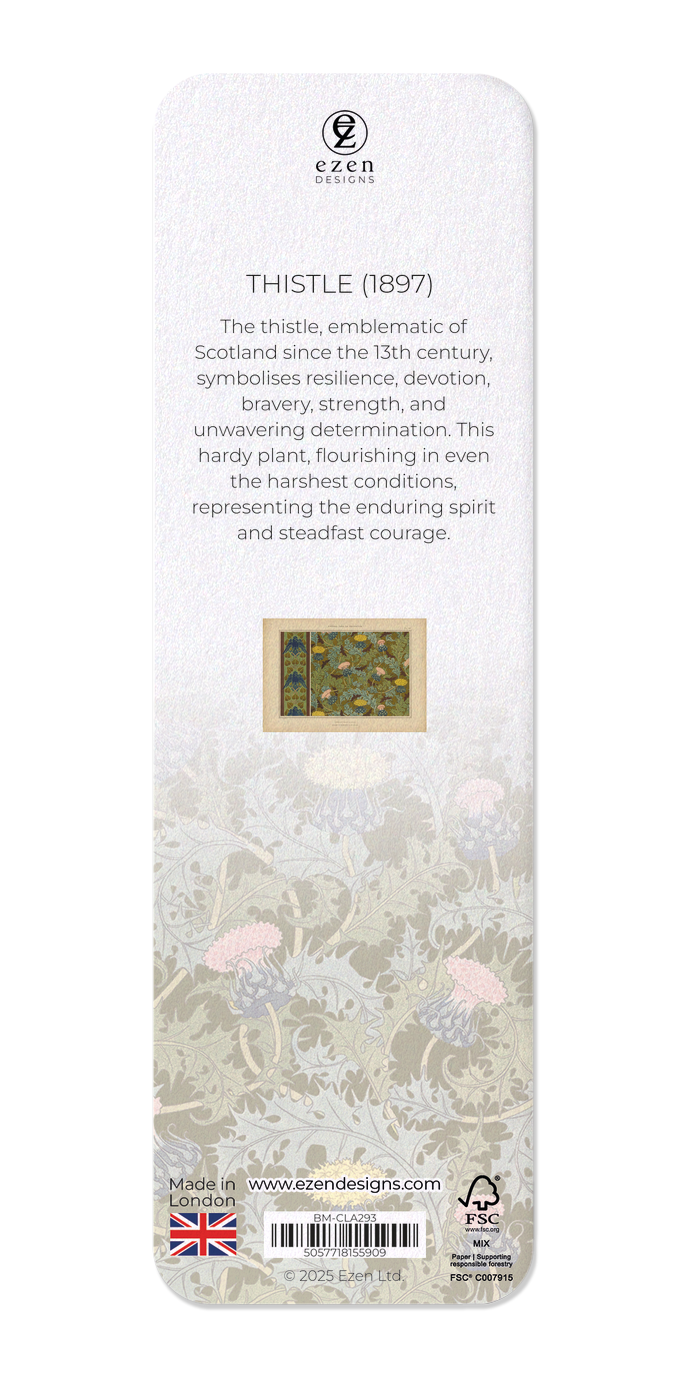 Ezen - Thistle (1897) - Bookmark - Back