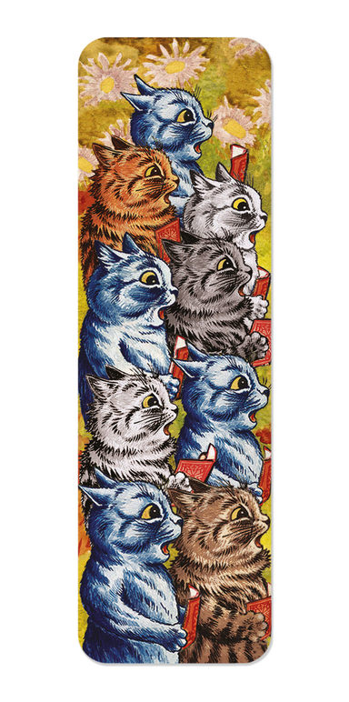 Ezen - Three Cats Singing (C.1930) - Bookmark - Front