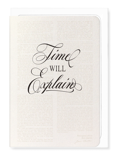 Ezen - Time Will Explain (1818) - Greeting Card - Front