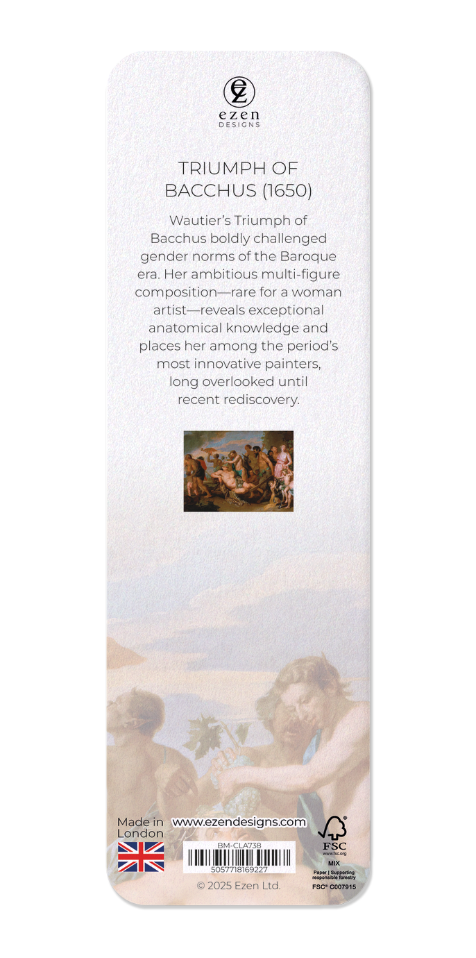 Ezen - Triumph of Bacchus (1650) - Bookmark - Back
