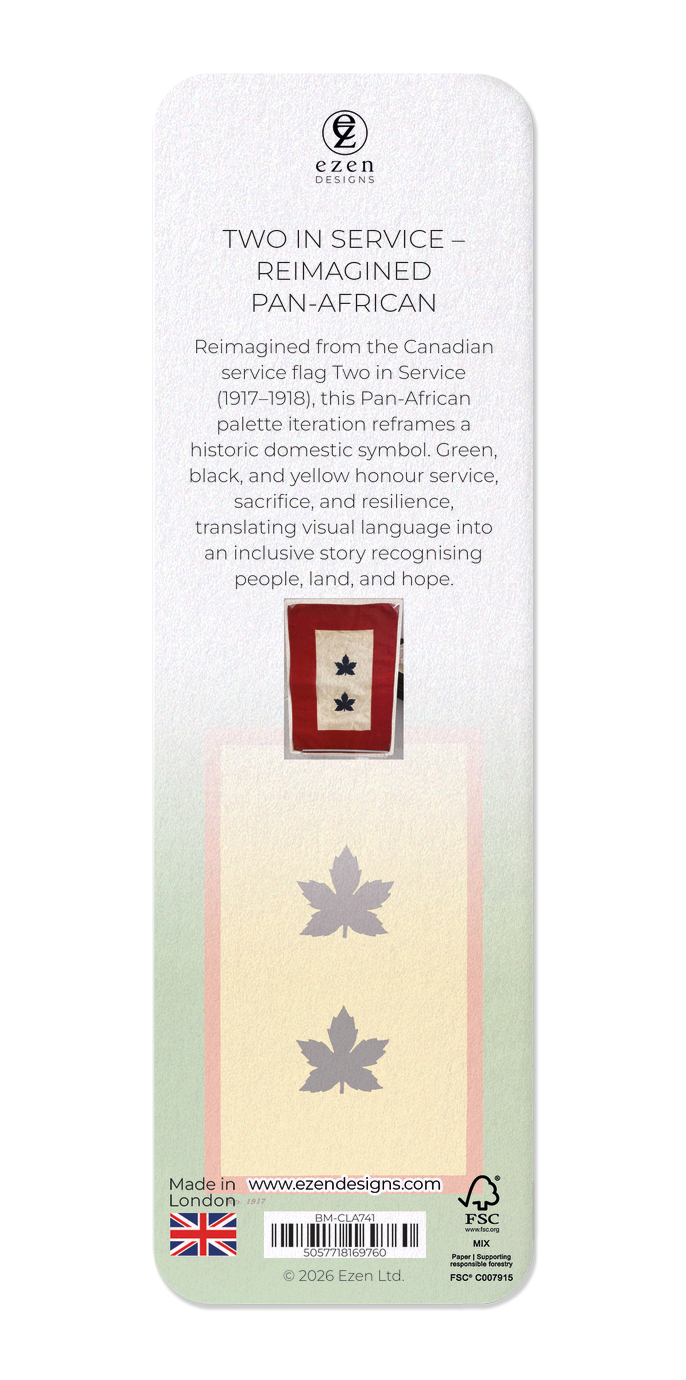 Ezen - Two in Service – Reimagined Pan-African - Bookmark - Back