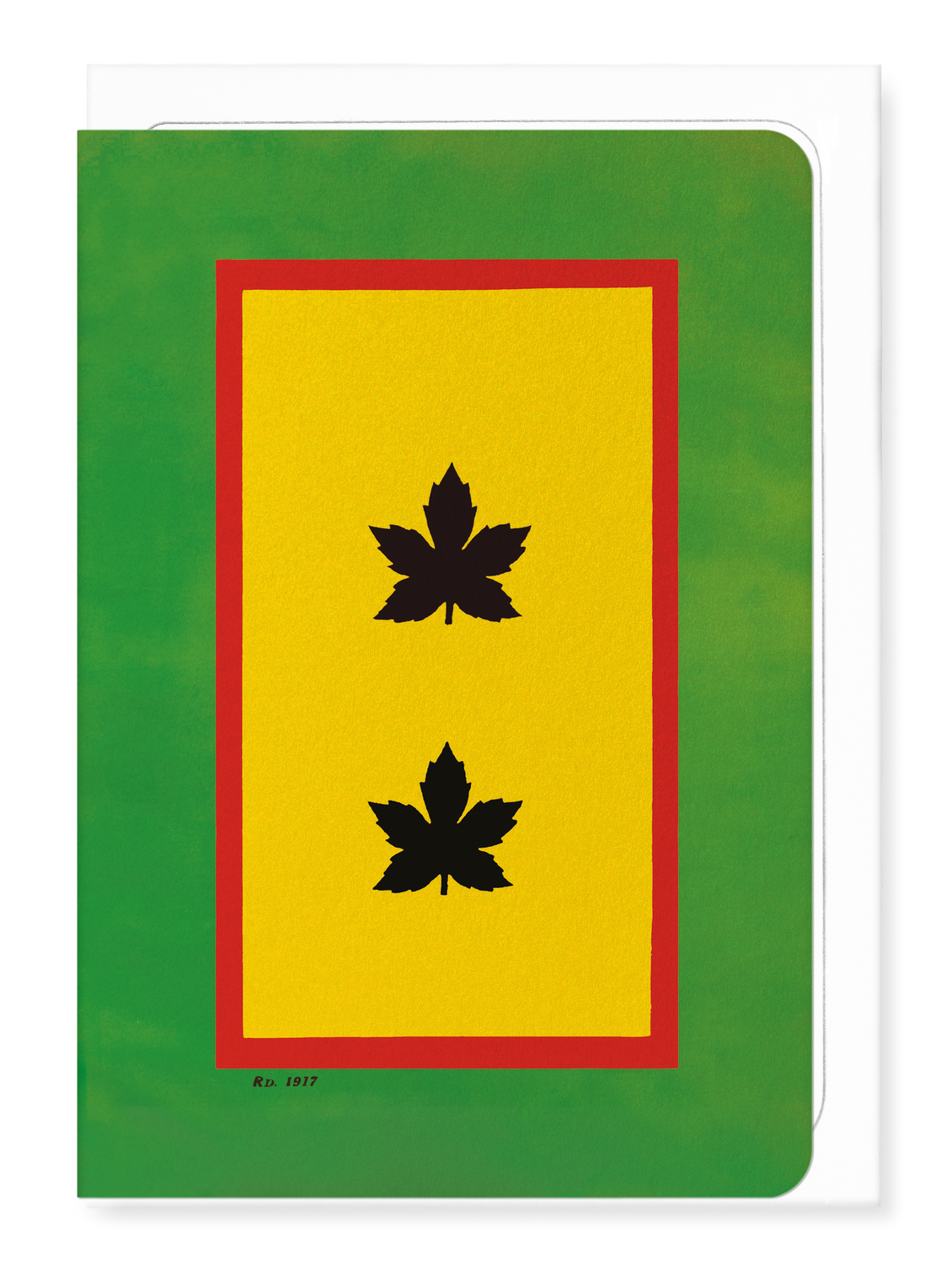 Ezen - Two in Service – Reimagined Pan-African - Greeting Card - Front