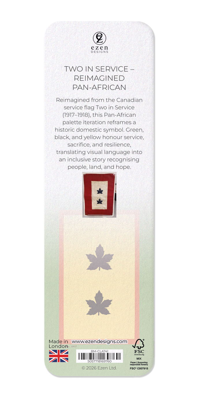 Ezen - Two in Service – Reimagined Pan-African - Bookmark - Back