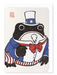 Ezen - Uncle Sam Ezen Frog - Greeting Card - Front