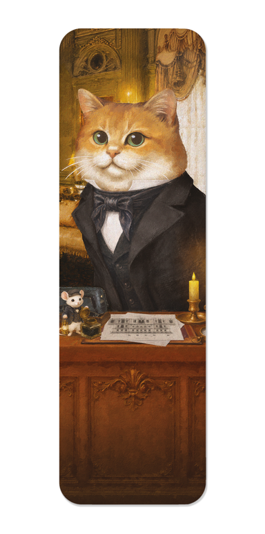 Ezen - Vanderbilt Ginger Classic Cat - Bookmark - Front