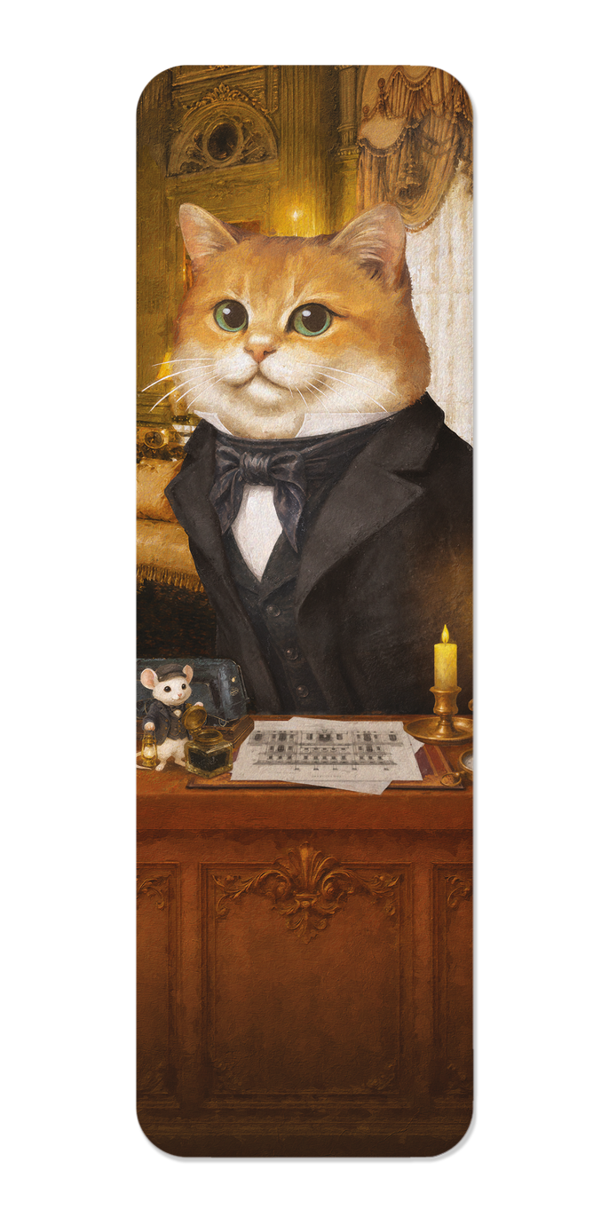 Ezen - Vanderbilt Ginger Classic Cat - Bookmark - Front