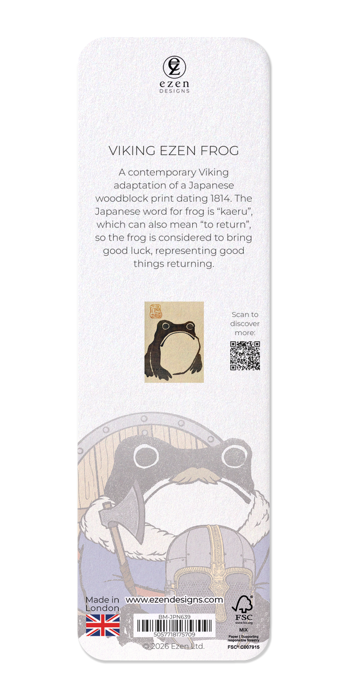 Ezen - Viking Ezen Frog - Bookmark - Back