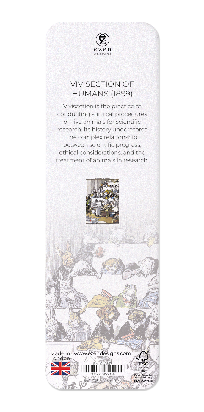 Ezen - Vivisection of Humans (1899) - Bookmark - Back