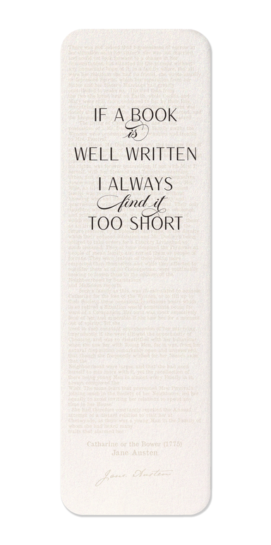 Ezen - Well Written Book (1775) - Bookmark - Front