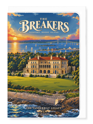 Ezen - Where the Ocean Breaks - Greeting Card - Front