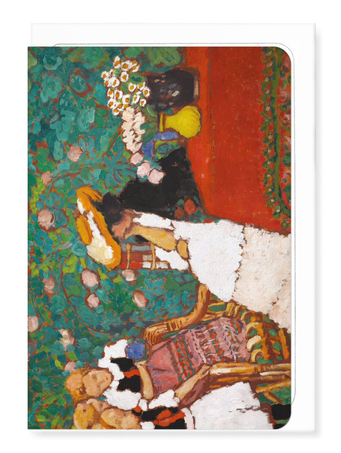 Ezen - Woman with Three Girls (c.1909) - Greeting Card - Front